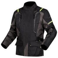 LS2 NARVIK voděodolná adventure bunda šedá/černá/fluo-žlutá vel.M